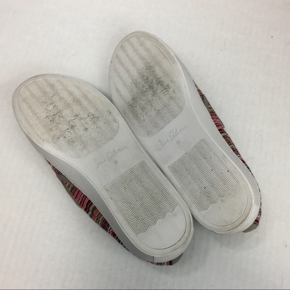 Sam Edelman 10 Striped Pink Slip On Sneakers Shoes - Picture 8 of 8